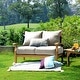 preview thumbnail 2 of 18, Cambridge Casual Caterina 4-piece Teak Patio Conversation Set