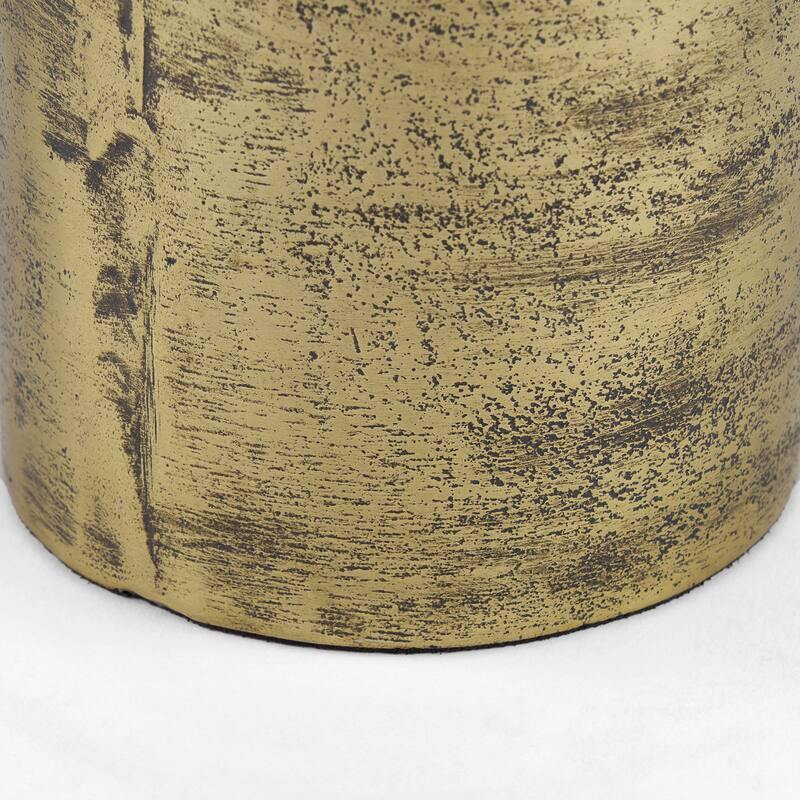 Quonset Antiqued Brass Aluminum Metal Decorative Object (10")