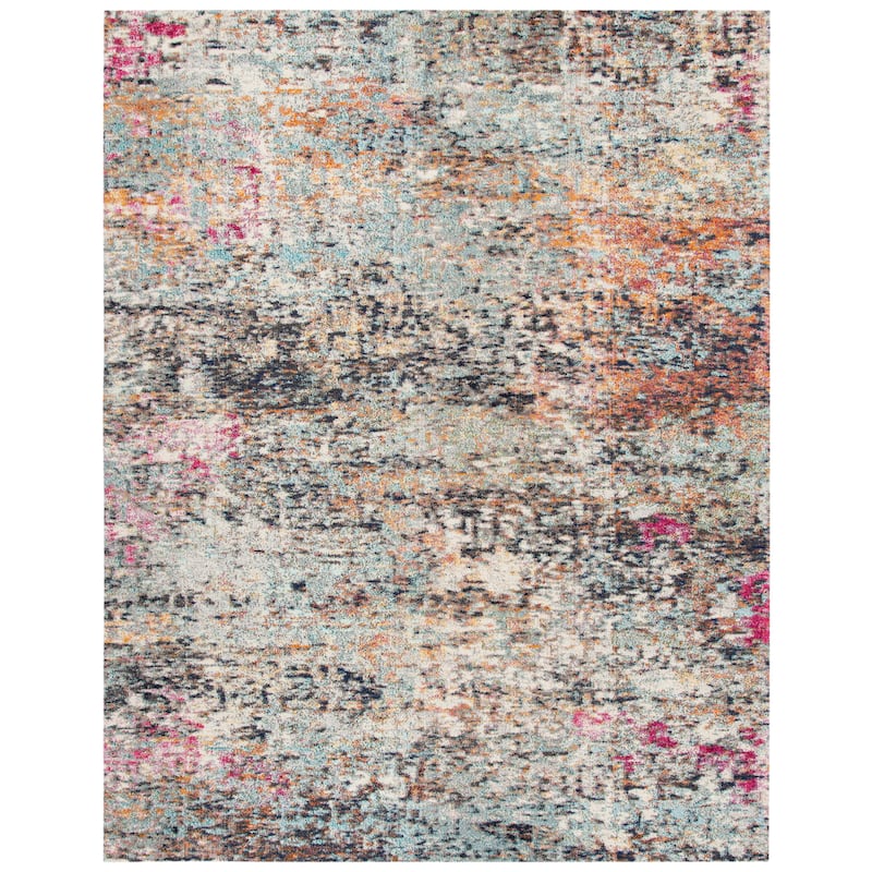 SAFAVIEH Madison Coleen Modern Abstract Rug - 12' x 15' - Black/Gold