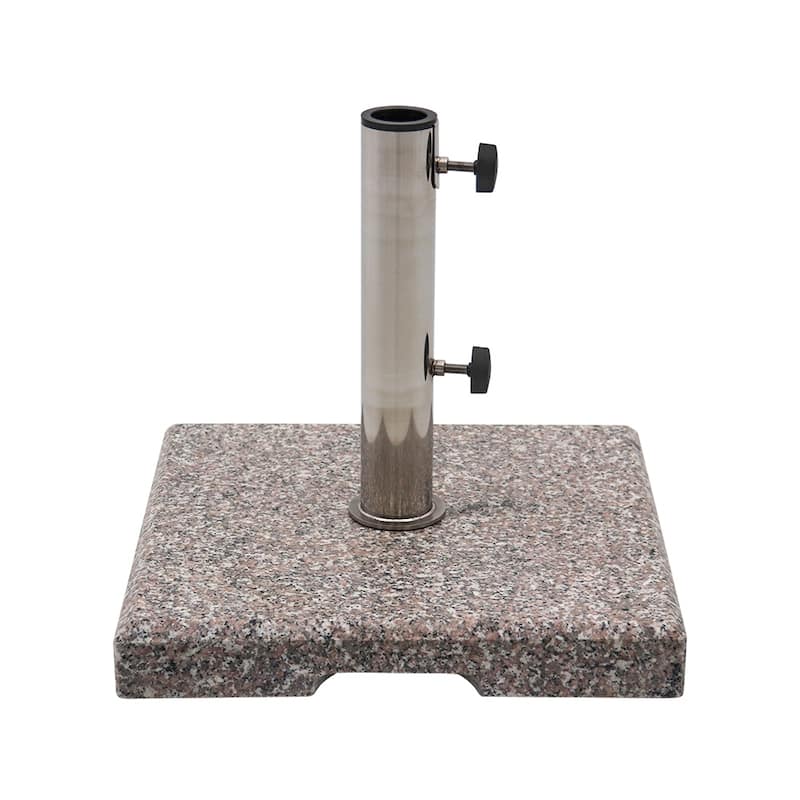 Maypex 42 lbs Square Granite Umbrella Base Grey