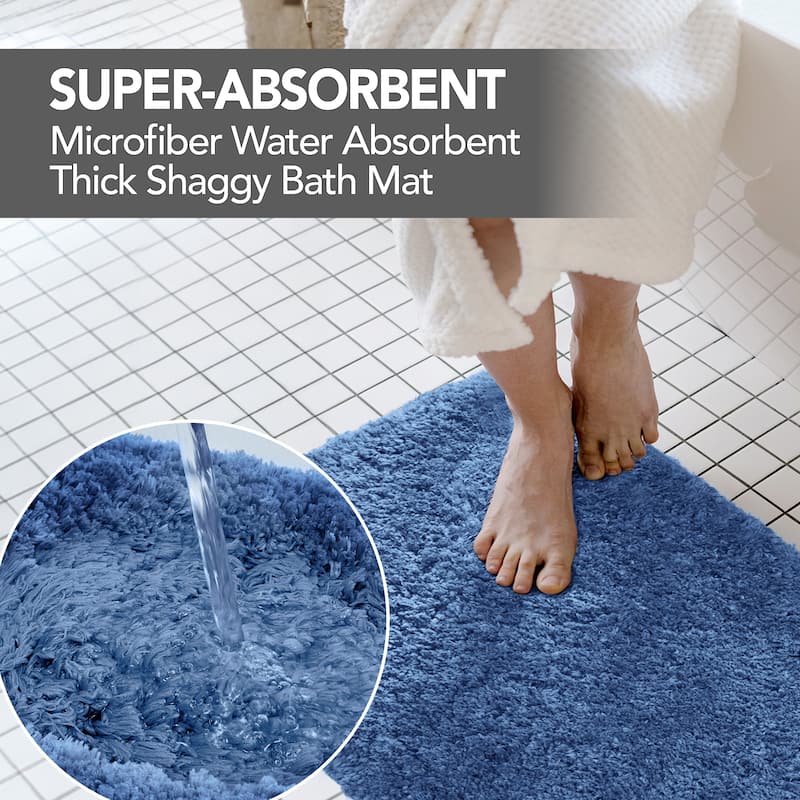 Deconovo Super Absorbent & Thick Bath Mat Rugs (1 PC)
