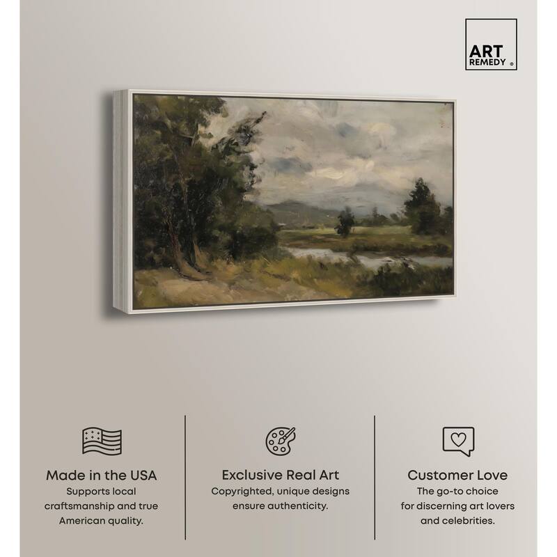 River's Path Canvas by Art Remedy