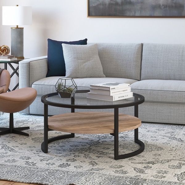 Carbon loft kenyon natural sales rustic coffee table