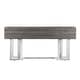 preview thumbnail 7 of 7, SEI Furniture Driness Grey Drop Leaf Table