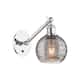 Option Polished Chrome / Light Smoke Deco Swirl