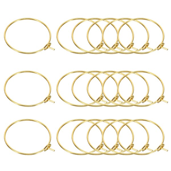Wine Glass Charm Ring Open Jump Rings for Jewelry Making 50pcs Bed Bath Beyond 37386028