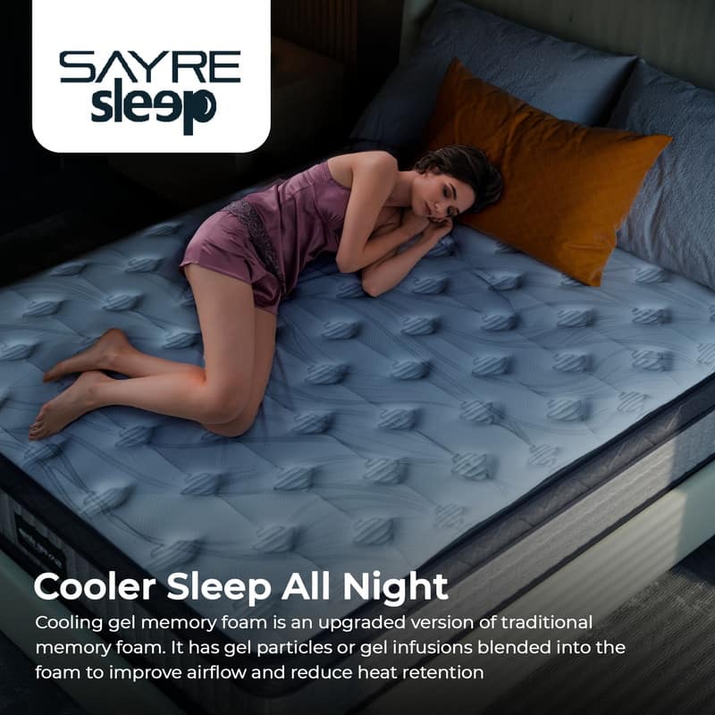 Assembled in USA - 12" Diamond Hybrid Mattress Pocket Coil and Cool Gel Memory Foam