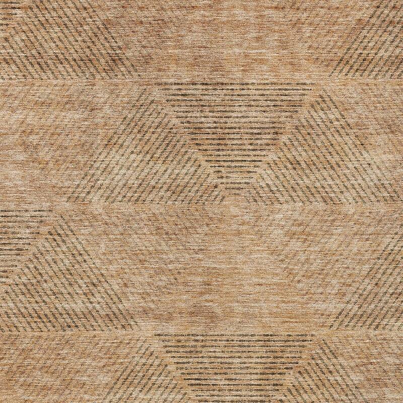 HomeRoots Geometric Transitional Rectangle Outdoor Rug