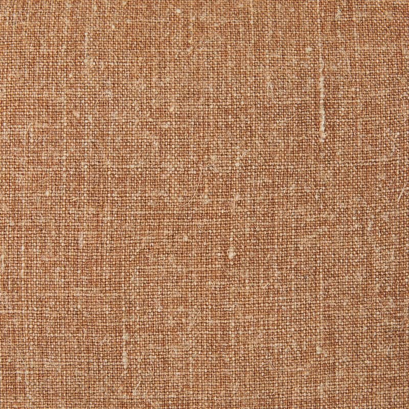 Jack Brown Linen Square Decorative Pillow Cover