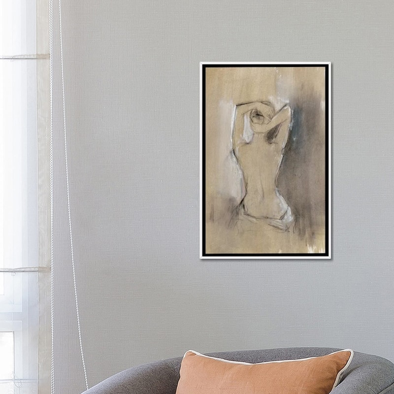 iCanvas "Contemporary Draped Figure I" by Ethan Harper Framed Canvas Print