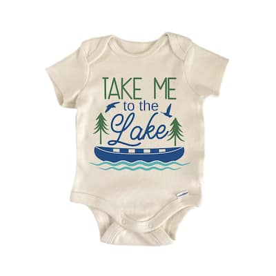 Take Me Lake Lakehouse - Baby Boy Girl Clothes Infant Bodysuit Funny Cute