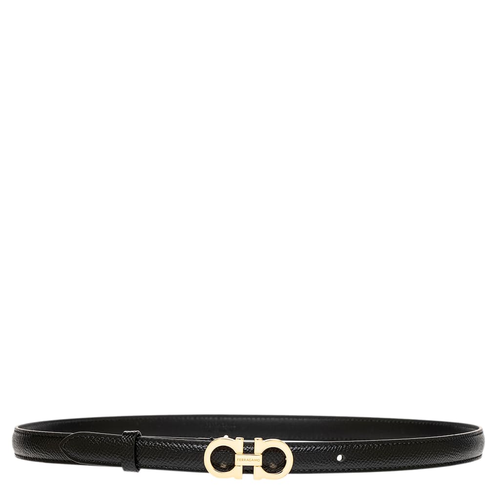 Ferragamo Gancini Belt 0.6" Wide