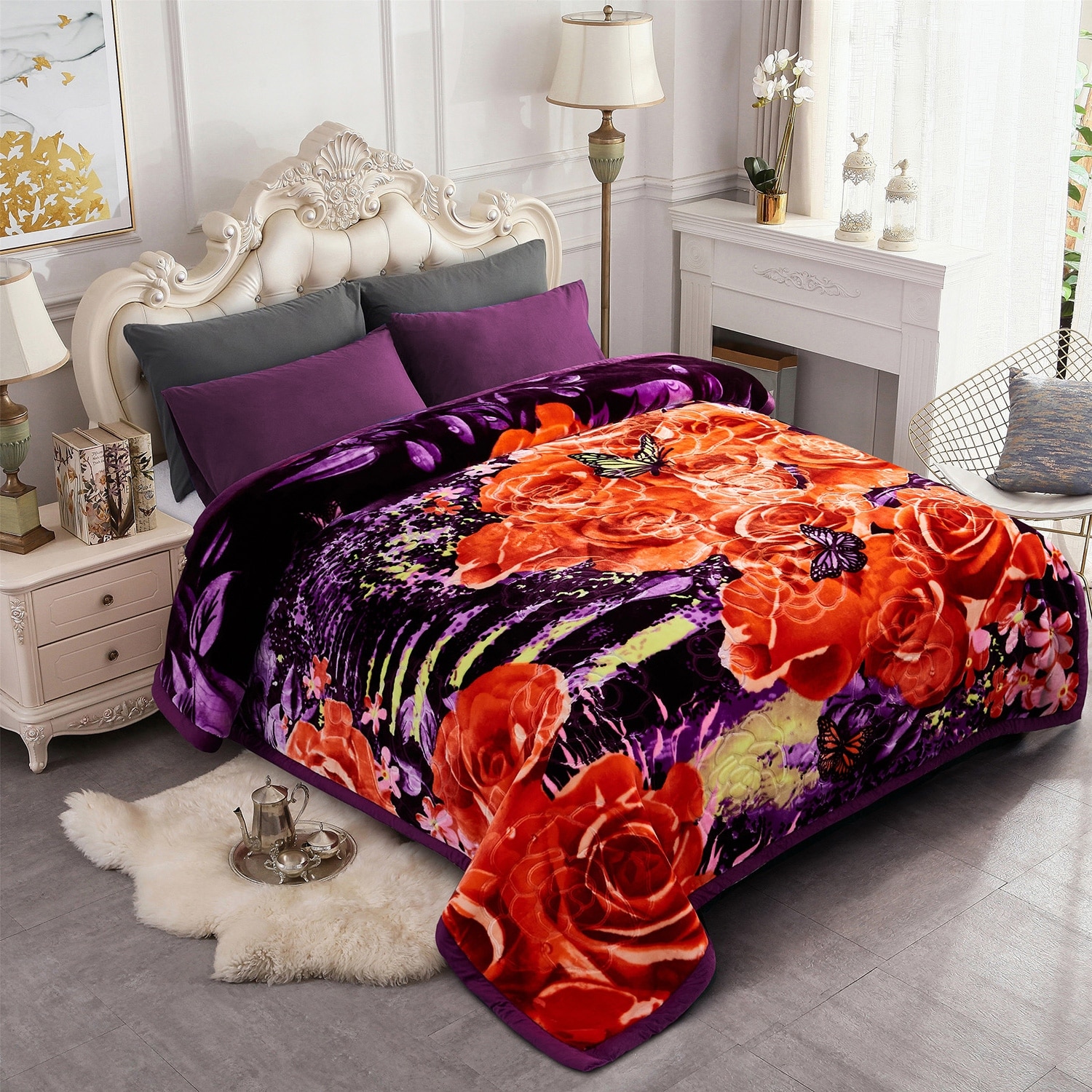 Double ply double bed blanket shop