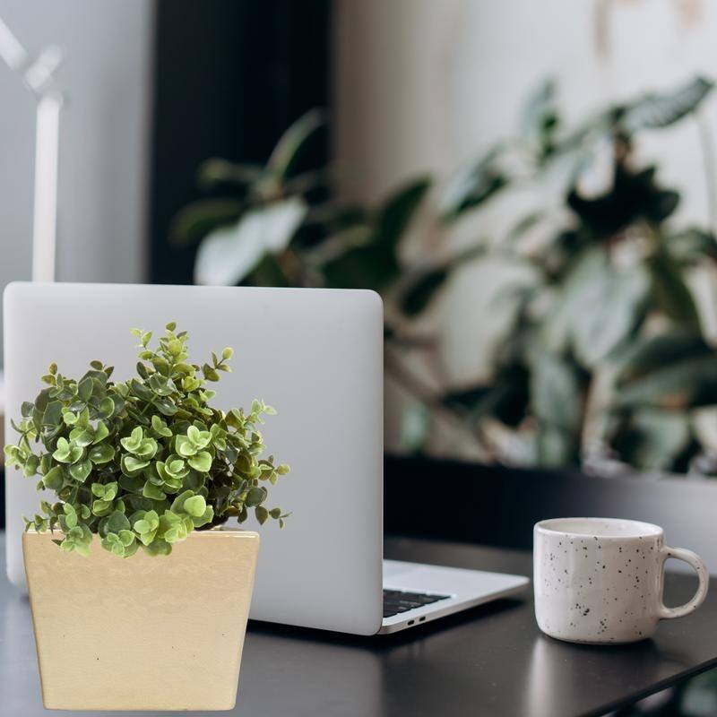 Square Ceramic Flower Planter Pot