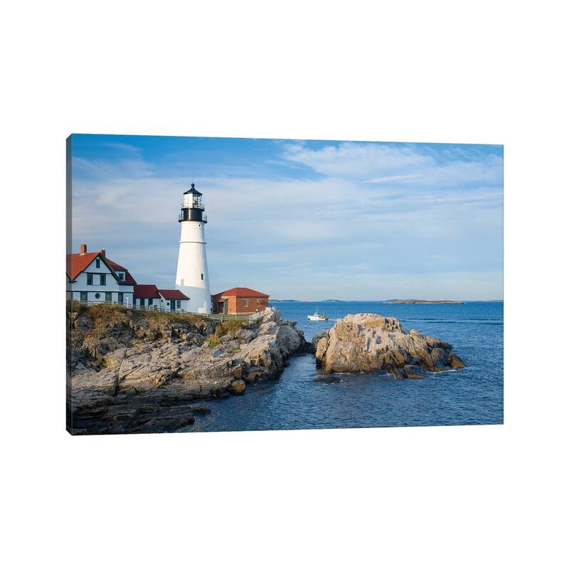 iCanvas "Portland Head Lighthouse, Maine, New England, USA" by Gareth McCormack Canvas Print