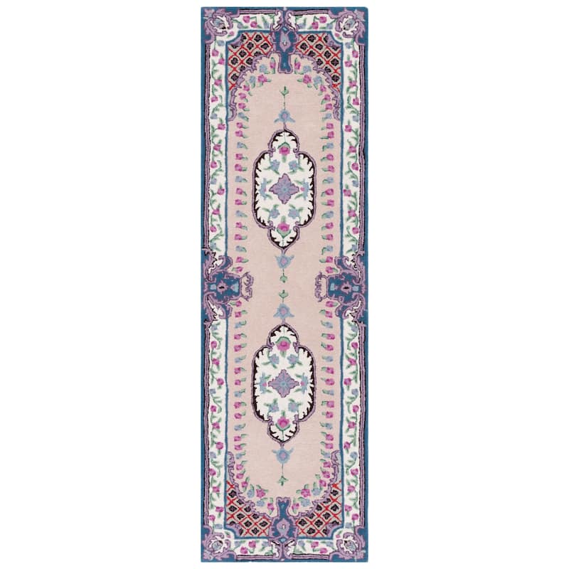 SAFAVIEH Handmade Bellagio Tatevik Oriental Medallion Wool Rug