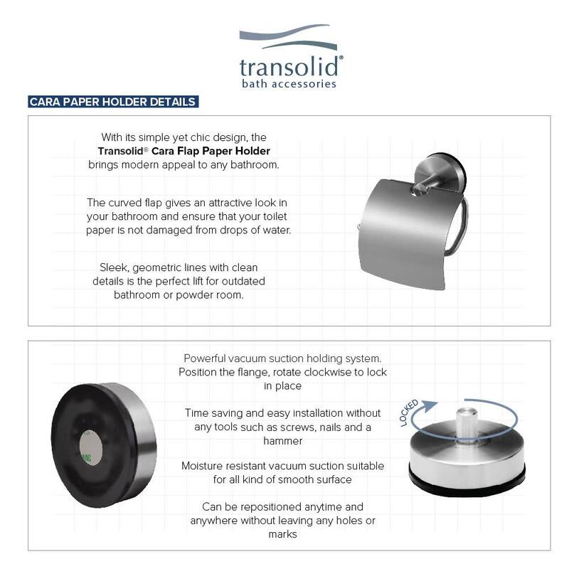 Transolid CPH Cara Wall Mounted Toilet Paper Holder