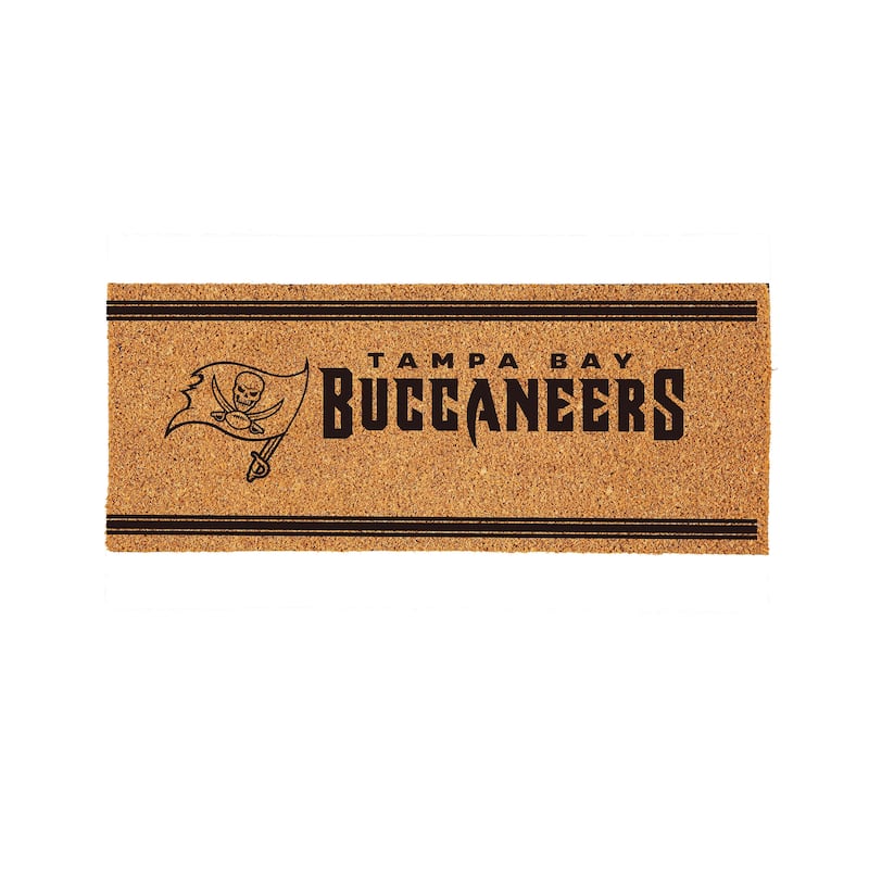 Tampa Bay Buccaneers Monochrome Indoor/Outdoor Coir Door Mat
