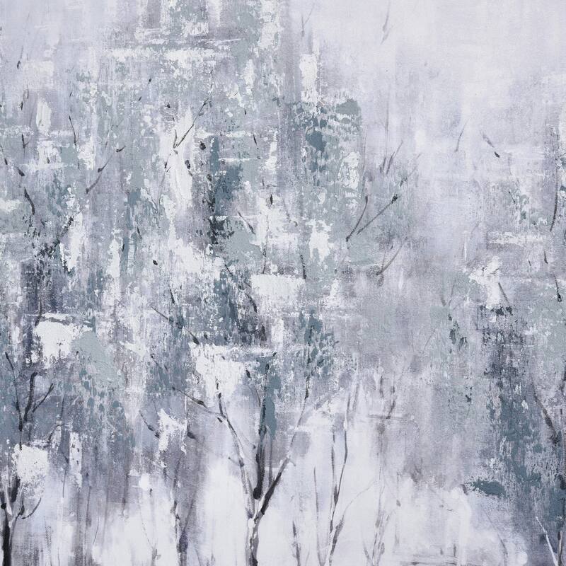 Elk Home Kearns Forest Off White Fabric 39.25 Inch Wide Wall Art