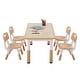 preview thumbnail 3 of 8, Adjustable Kids Table and 4 Chair Set for Ages 2–8, Multi-Function Activity Desk - 47.24 x 23.62 x 18.98-22.52 inch