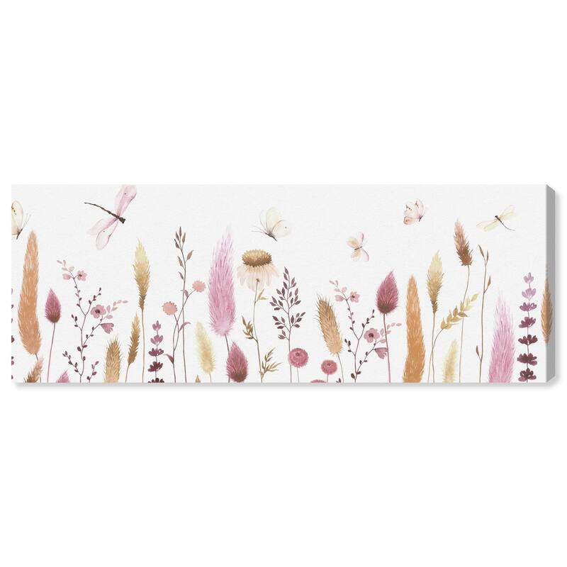 Harvest Dried Flowers Panoramic Canvas by Art Remedy, Gallery Wrapped - 54" x 20"