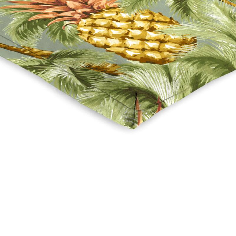 21" x 44" Outdoor Chair Cushion with Ties and Loop - 44'' L x 21'' W x 3.5'' H