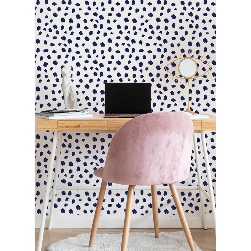 Packed Party Spot The Fun Polka Dots Peel and Stick Wallpaper