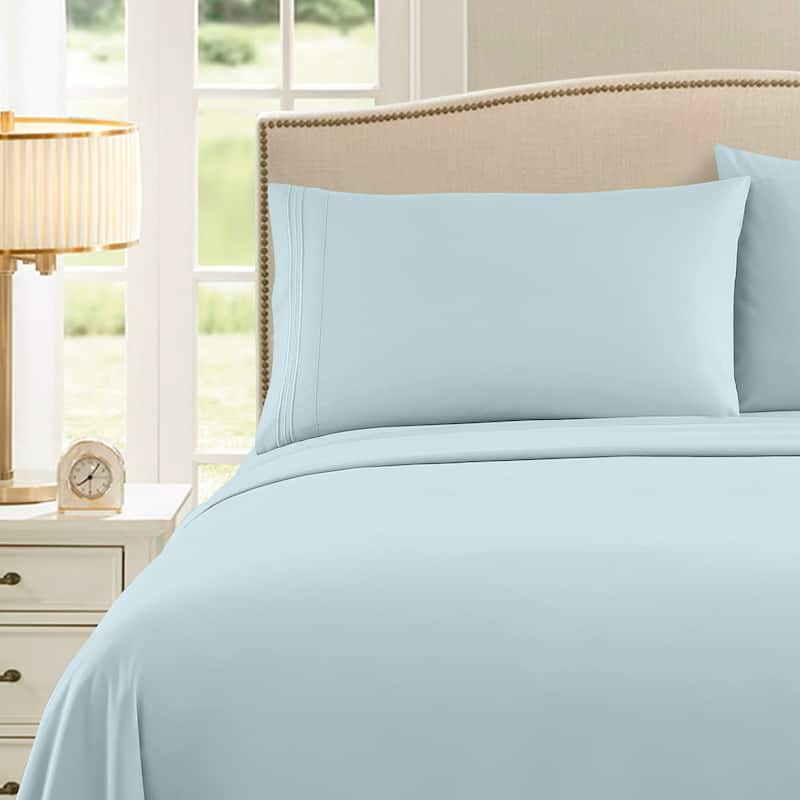 Embroidered 4-piece Bed Sheet Set