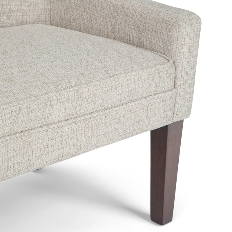 WYNDENHALL Layla 50 inch Wide Contemporary Upholstered Bench - 50"x 22"x 23.8"