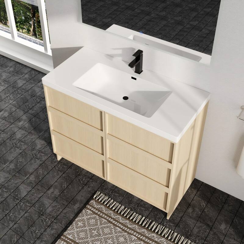 Malwee 36"/42"/48" FreeStanding Bathroom Vanity with Sink