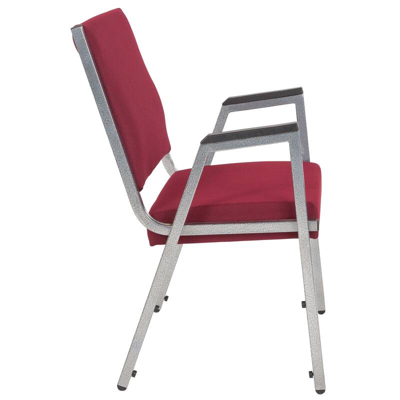 4 PK 1500 lb. Rated Antimicrobial Bariatric Reception Arm Chair