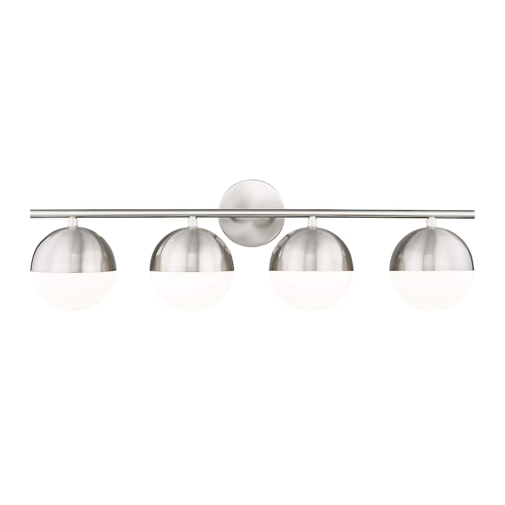 Z-Lite 7517-4V Realm Sphere 4 Light 33" Wide Vanity Light