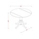 preview thumbnail 12 of 23, Classic Round Mahogany Dining Set