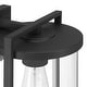 preview thumbnail 7 of 6, Hunter Astwood Outdoor WeatherMax Black Wall Light - Transitional, Modern - Front Porch, Patio, Garage - Corrosion Resistant!
