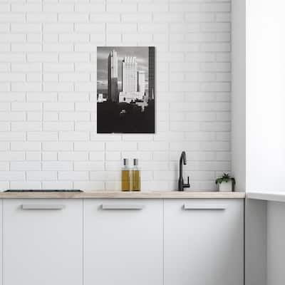 Wynwood Studio Canvas Architecture and Buildings Skyscraper City Black and Modern & Contemporary Wall Art Canvas Print