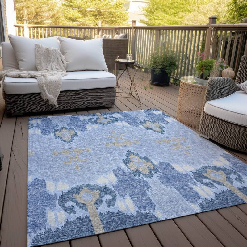 Machine Washable Indoor/ Outdoor Chantille Global Boho Rug