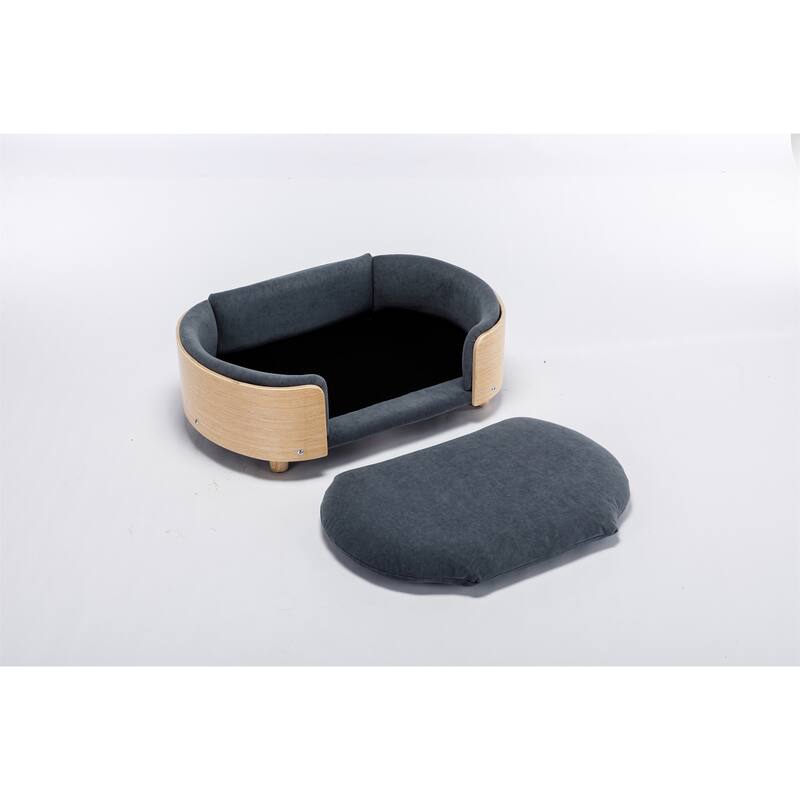 Scandinavian style Elevated Dog Bed Pet Sofa