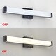 preview thumbnail 4 of 17, 25 Inch LED BATHROOM VANITY LED LIGHT with Acrylic shade 25W Oril Rub Bronze