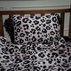 preview thumbnail 10 of 8, Rizzy Home Tatum Leopard Print Fringe Crib Quilt - 38" X 50"