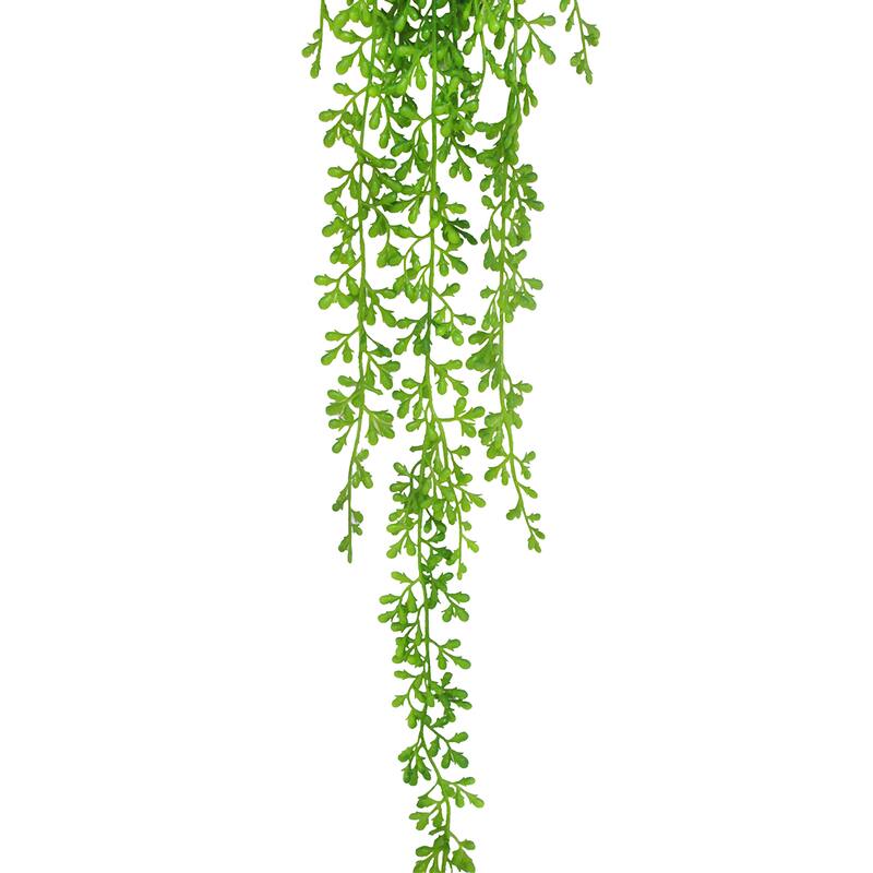 Artificial Hanging Donkey Tail String of Pearls Succulent Stem Plant Greenery Pick Spray Branch 40in - 40" L x 8" W x 4" DP