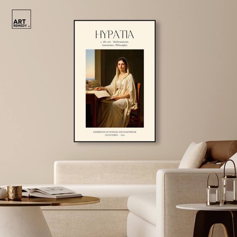 Philosopher of Alexandria Canvas by Art Remedy