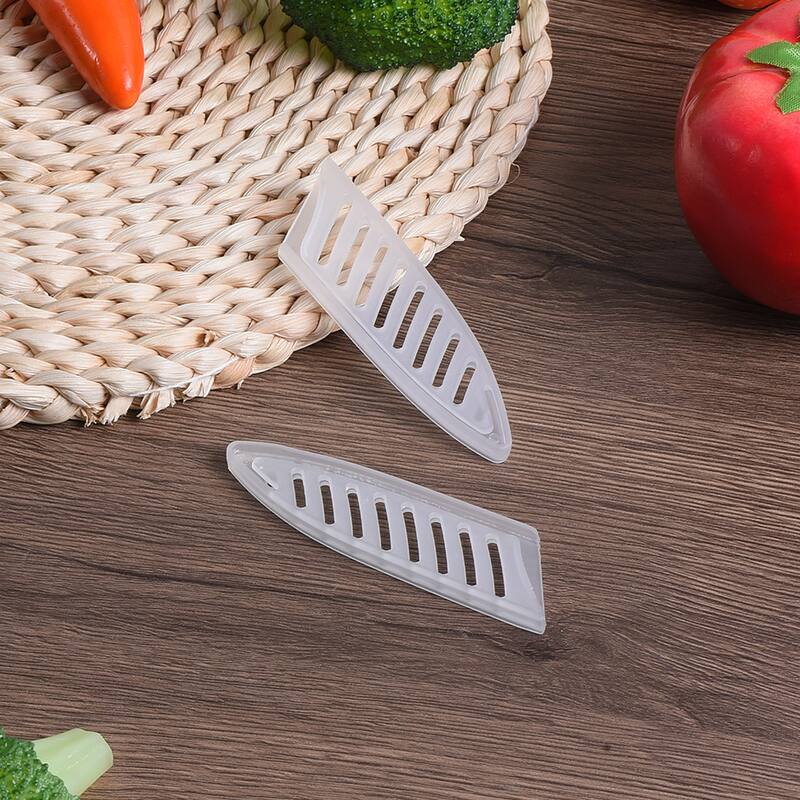 2Pcs PP Kitchen Knife Sheath Cover Sleeves for Paring Knife, White