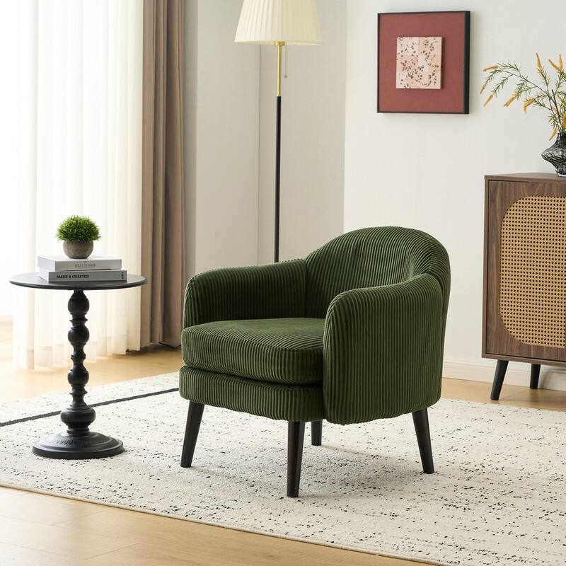 Living Room Corduroy Armchair