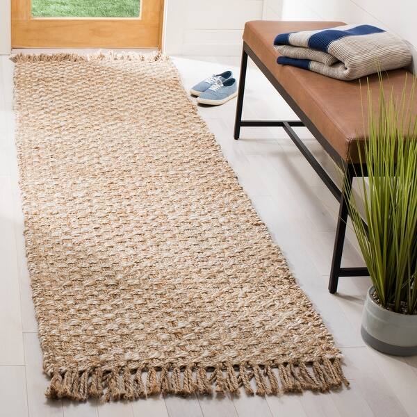 Shop Safavieh Flatweave Natural Fiber Tzipporah Casual Solid Jute Rug Overstock 29674811