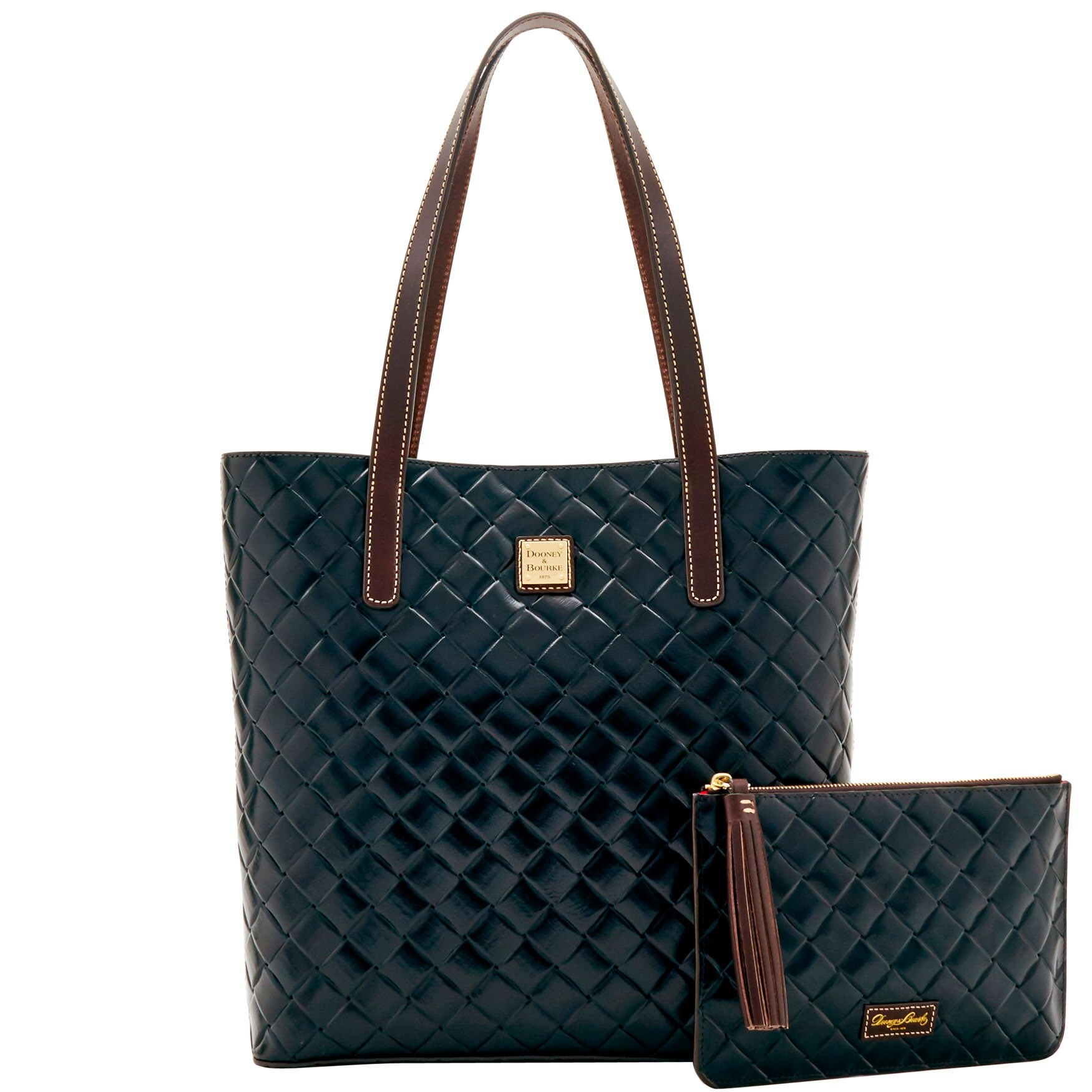 dooney and bourke woven bag