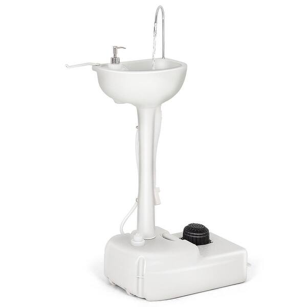 Shop Gymax 5 Gallon Portable Wash Sink Garden Camping Washing Station Hand Wash Basin Stand Overstock 24151676