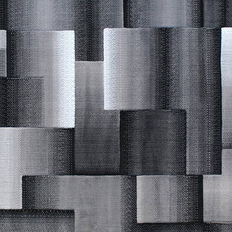 Modern Geometric Style Color Blocked Indoor Area Rug