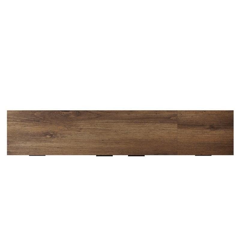 Modern 78.7" TV Stand for TVs up to 85", Entertainment Center Media Console Table with Storage Cabinet, Open Shelf And 2 Drawers