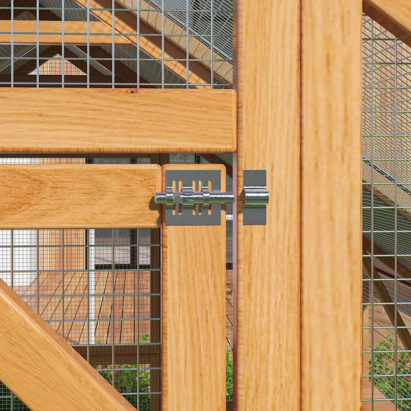 Large Outdoor Cat Enclosures with Houses, Bridges, Walks&UV Proof