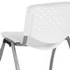 preview thumbnail 9 of 75, Powder-coated Metal/ Plastic Stackable Chair (Set of 5)